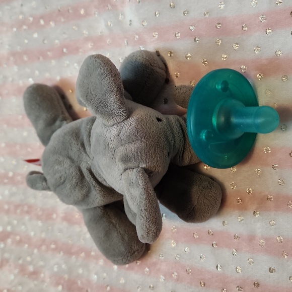 WubbaNub Other Wubbanub Pacifier Gray Elephant Poshmark